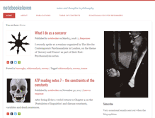 Tablet Screenshot of notebookeleven.razorsmile.org